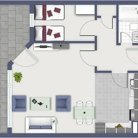 Apartament Strandhotel 43 Dahme (Schleswig-Holstein)